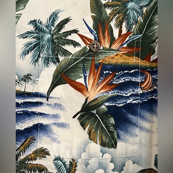Campia Tropical Print Men's Shirt XL - Picture 3 of 4